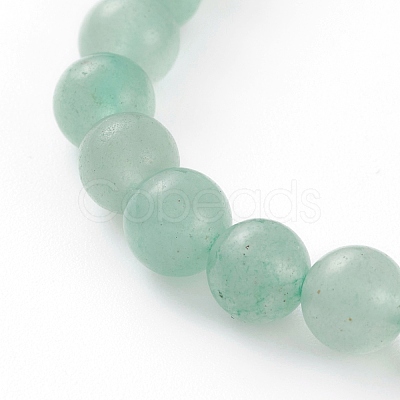 Round Natural Gemstone Beads Stretch Bracelets BJEW-JB05873-1