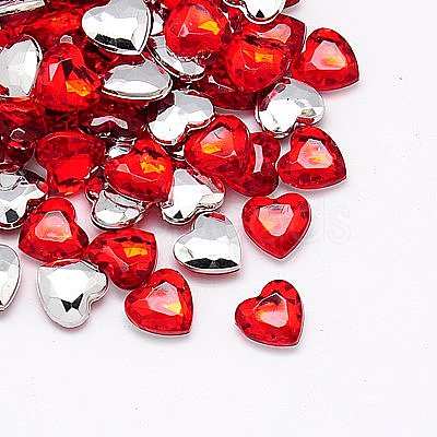 Imitation Taiwan Acrylic Rhinestone Cabochons GACR-A018-14x14mm-06-1