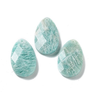 Natural Amazonite Pendants G-G069-04D-1