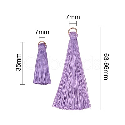 NBEADS Nylon Thread Tassel Pendants Decoration FIND-NB0001-03-1