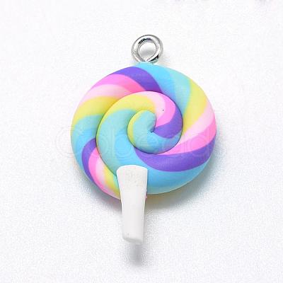 Handmade Polymer Clay Pendants CLAY-Q240-010A-1