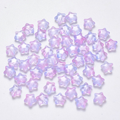 Transparent Glass Beads GLAA-R211-04-A01-1