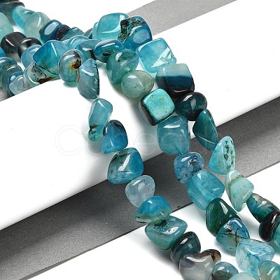 Natural Dragon Veins Agate Beads Strands G-NH0018-B03-01-1