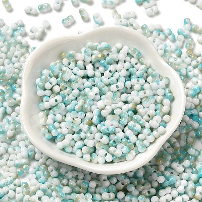 Baking Paint Glass Seed Beads SEED-F005-01A-01-1