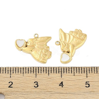 Natural Shell Charms STAS-P366-18G-1