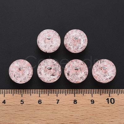 Transparent Crackle Acrylic Beads MACR-S373-66B-N10-1