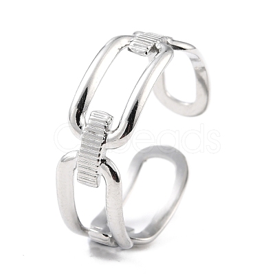 Tarnish Resistant 304 Stainless Steel Finger Rings RJEW-L102-08P-1