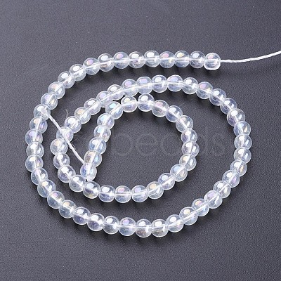 Glass Bead Strands X-GR6mm-01Y-AB-1