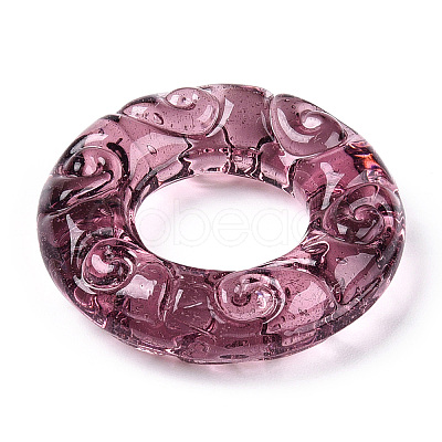 Handmade Lampwork Linking Rings LAMP-T021-12E-1