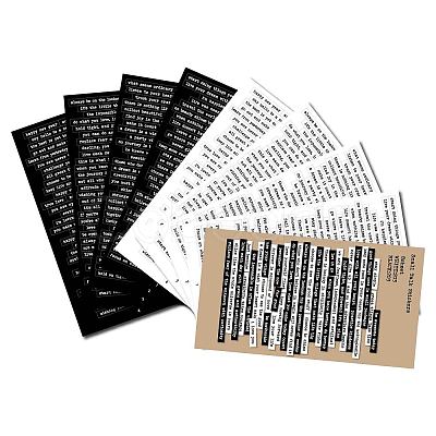 Proverbs of Life Theme Stickers STIC-PW0002-046-1