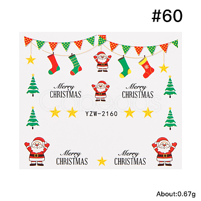 3D Christmas Nail Stickers MRMJ-Q058-2160-1