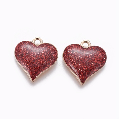 Alloy Enamel Pendants ENAM-L017-G-1