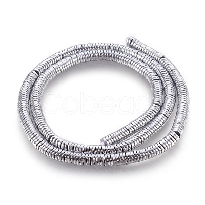 Electroplated Non-magnetic Synthetic Hematite Bead Strand G-E498-01F-1