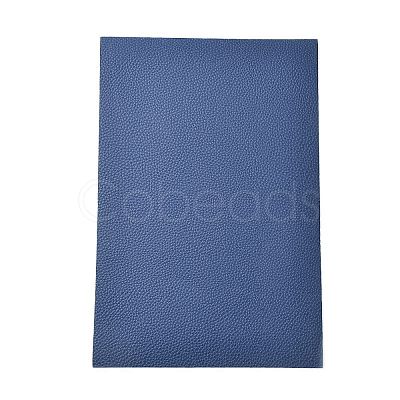 Lichee Pattern Double-Faced Imitation Leather Fabric DIY-WH0171-45B-1