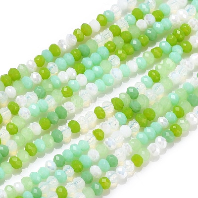 Glass Beads Strands GLAA-F106-B-13-1