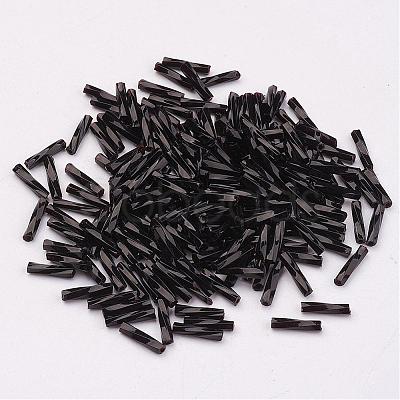 Glass Twisted Bugle Beads SEED-E002-9mm-849-1