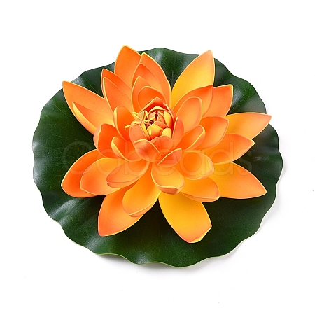 Artificial Plastic Lotus Flowers AJEW-WH0109-98C-04-1
