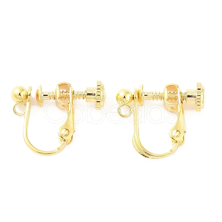 316 Stainless Steel Clip-on Earring Findings X-STAS-K274-09G-1