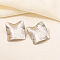 Geometric Irregular Earrings Stainless Steel 18k Studs Jewelry Accessories