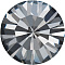 Preciosa&reg MAXIMA Crystal Round Stones, Czech Crystal, Aluminium Layer, Round(431 11 615 Chaton), 00030 260 NightFall, SS24(5.25~5.45mm)