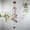 Iron Wind Chime, for Home Garden Hanging Decorations, Heart, 900mm