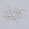 Iron Jump Rings, Open Jump Rings, Silver, 8x1mm, Inner Diameter: 6mm, 200~230Pcs/Set