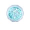 Shiny Nail Art Decoration Accessories, with Glitter Sequins, for DIY Sparkly Paillette Tips Nail, Pale Turquoise, 0.5x0.5mm, about 2g/box