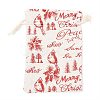 Christmas Theme Cotton Fabric Cloth Bag ABAG-H104-B10-3