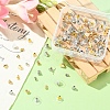 142Pcs 8 Style Brass & Silicone Earring Nuts KK-YW0001-43-6
