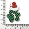 Christmas Theme Printed Opaque Acrylic Pendants OACR-Q056-03A-3