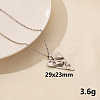 Stainless Steel Triangle Pendant Necklaces FU8631-7-1