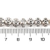 Tibetan Style Round Alloy Bead Strands TIBEB-O007-19-NR-3