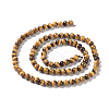 Natural Tiger Eye Round Bead Strands G-L411-07-4mm-3