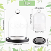 SUNNYCLUE 1Pc Glass Dome Cover AJEW-SC0002-60B-06-2