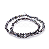 Electroplate Glass Beads Strands EGLA-L017-HP-A04-3