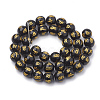 Buddhist Glass Beads Strands GLAA-S174-6mm-01-2