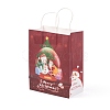 Christmas Theme Kraft Paper Bags ABAG-H104-D05-3