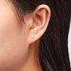 Pearl Ball Stud Earrings EJEW-Q701-01A-7