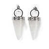 Natural Quartz Crystal Pendants G-F777-06P-01-1