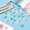 Gorgecraft 60Pcs 4 Style Rubber Knitting Needle Point Protectors DIY-GF0006-62-5