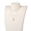 Brass Pendant Necklaces NJEW-JN002263-02-4