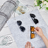 FINGERINSPIRE 2Pcs 2 Styles Non-Woven Felt Fabrics Jewelry Rolls for Glasses AJEW-FG0003-85-3