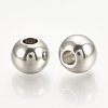 304 Stainless Steel Spacer Beads X-STAS-T021-6-2