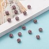 Half Drilled Czech Crystal Rhinestone Pave Disco Ball Beads RB-A059-H6mm-PP8-212-5