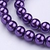 Glass Pearl Beads Strands HY-12D-B75-2