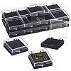 Plastic Badge Storage Gift Box CON-WH0099-06E-1