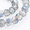 Electroplate Glass Beads Strands X-EGLA-S001-1-3