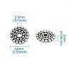 Alloy Spacer Beads PALLOY-TAC0008-01AS-8