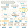 SUNNYCLUE DIY Geometry Drop Earring Making Kits DIY-SC0018-74-2