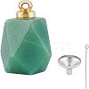 Nbeads Natural Green Aventurine Perfume Bottle Pendant G-NB0003-58B-1